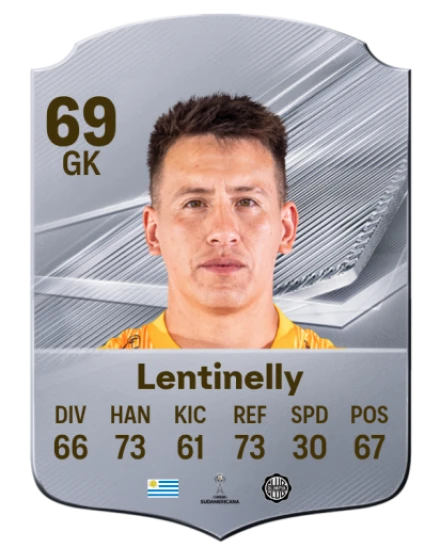 Lentinelly 69 Silver GK FC 27 card