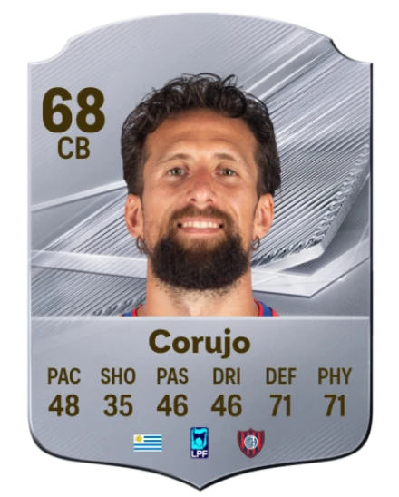 Corujo 68 Silver CB FC 27 card