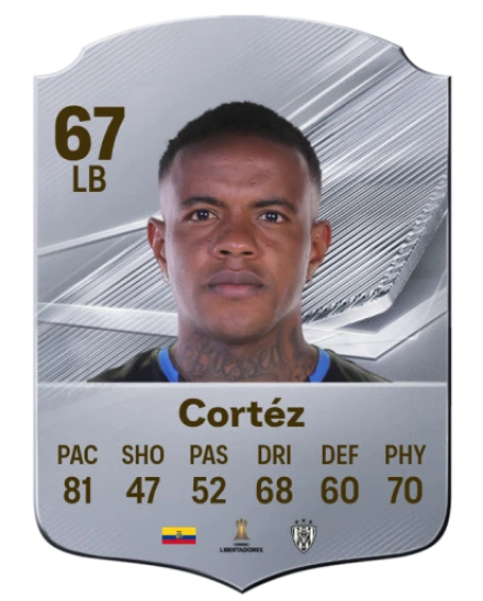 Cortéz 67 Silver LB FC 27 card