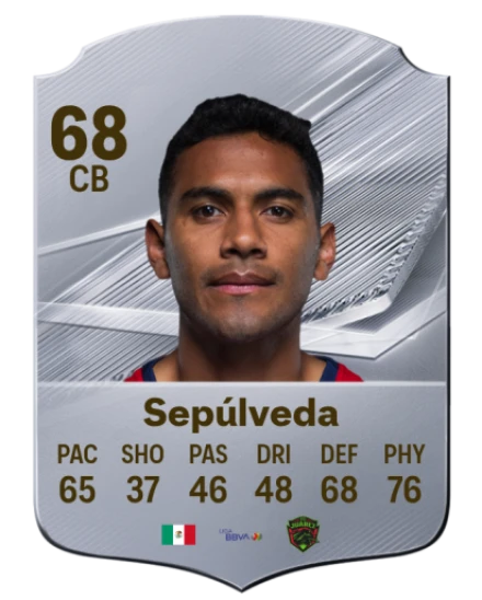Sepúlveda 68 Common CB FC 26 card