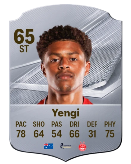 Yengi 65 Silver ST FC 27 card