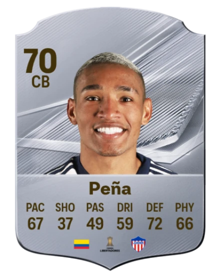 Peña 70 Common CB FC 26 card