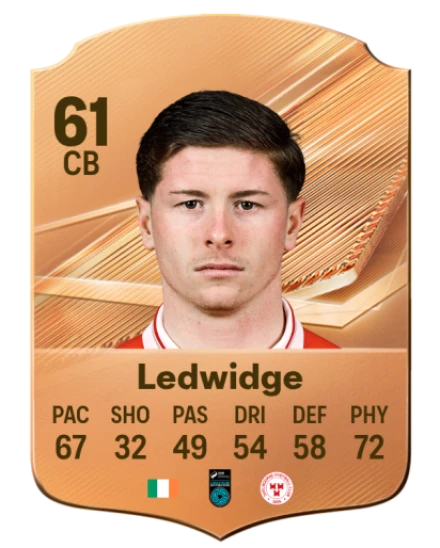 Ledwidge 61 Common CB FC 26 card