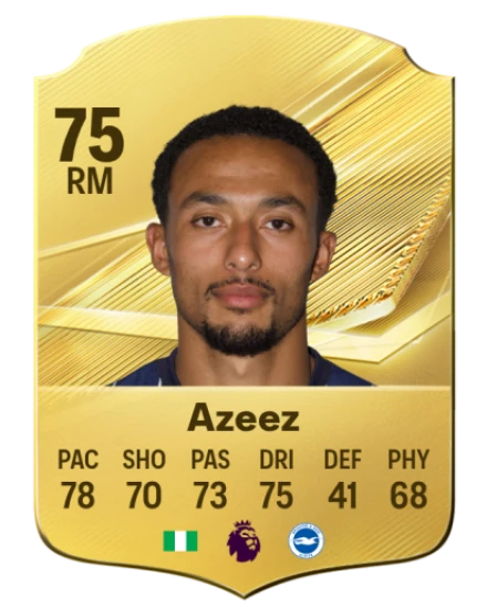 Azeez 75 Rare RM FC 26 card