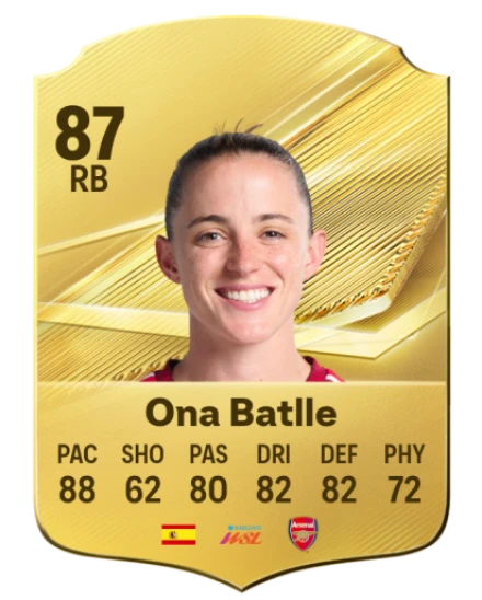 Ona Batlle 87 Common RB FC 26 card