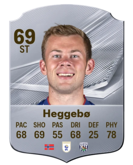 Heggebø 69 Common ST FC 26 card