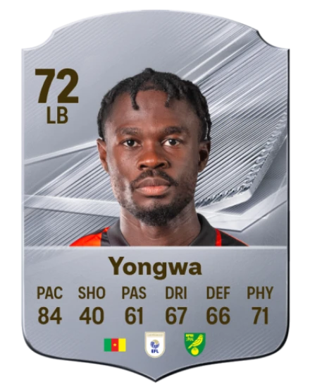 Yongwa 72 Common LB FC 26 card