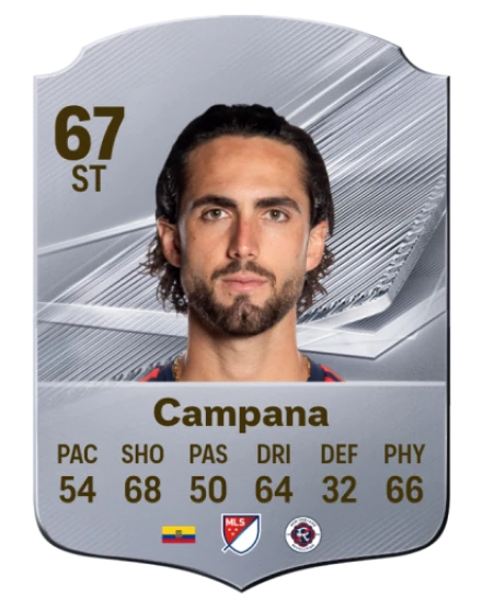 Campana 67 Silver ST FC 27 card