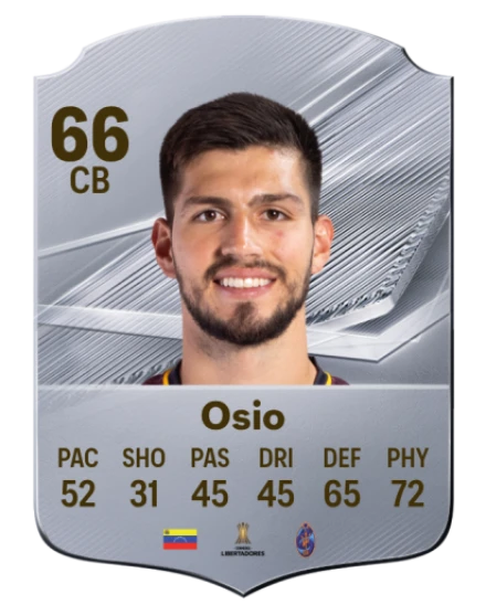 Osio 66 Silver CB FC 27 card