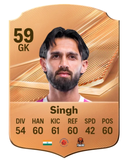 Singh 59 Common GK FC 26 card