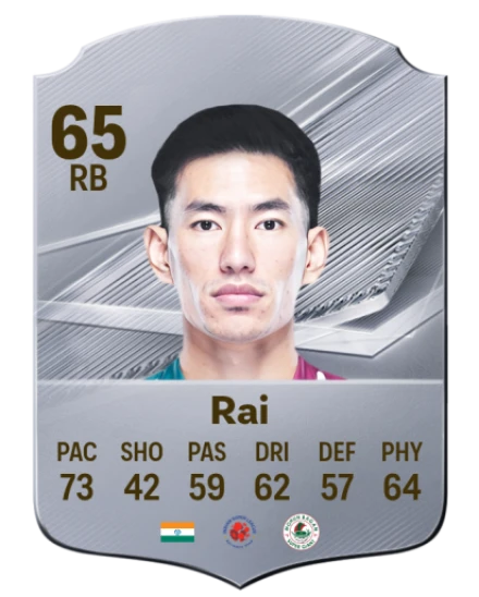 Rai 65 Common RB FC 26 card