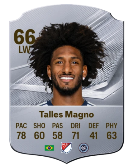 Talles Magno 66 Silver LW FC 27 card