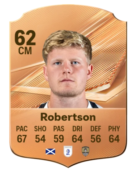 Robertson 62 Common CM FC 26 card