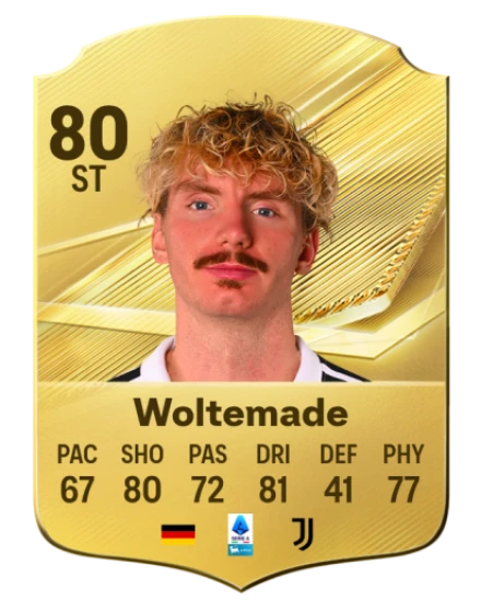 Woltemade 80 Rare ST FC 26 card