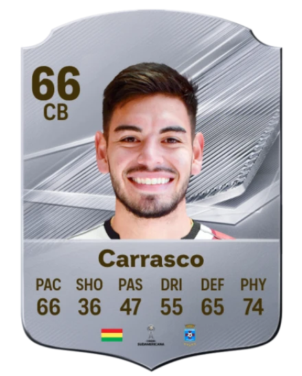 Carrasco 66 Common CB FC 26 card