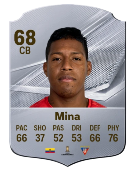 Mina 68 Silver CB FC 27 card
