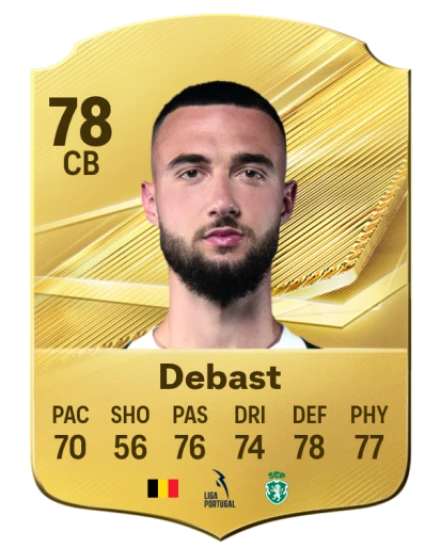 Debast 78 Common CB FC 26 card