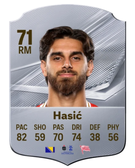 Hasić 71 Common RM FC 26 card