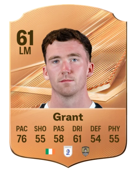 Grant 61 Bronze LM FC 27 card
