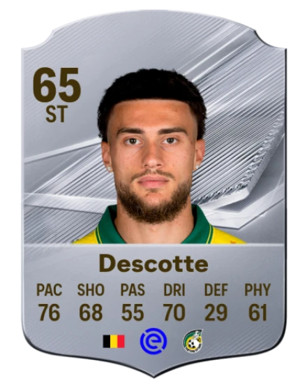 Descotte 65 Common ST FC 26 card