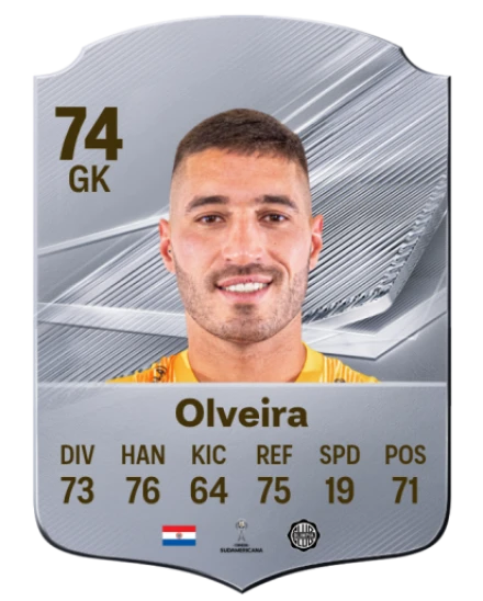 Olveira 74 Common GK FC 26 card