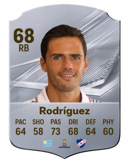 Rodríguez 68 Silver RB FC 27 card