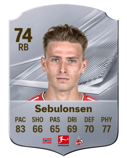 Sebulonsen 74 Common RB FC 26 card