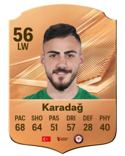 Karadağ 56 Bronze LW FC 27 card