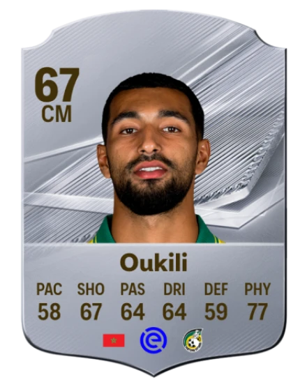 Oukili 67 Common CM FC 26 card
