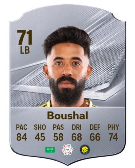 Boushal 71 Common LB FC 26 card