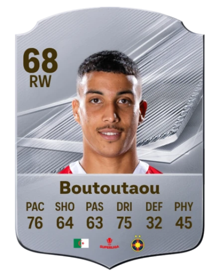 Boutoutaou 68 Silver RW FC 27 card