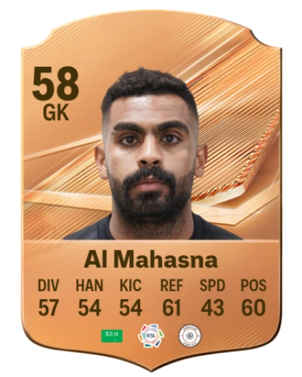 Al Mahasna 58 Bronze GK FC 27 card