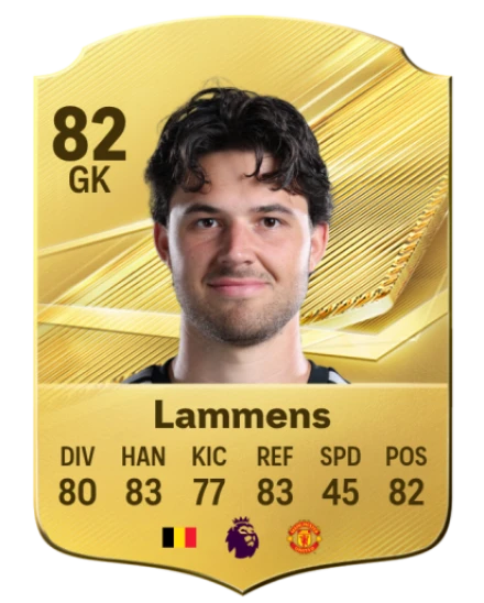 Lammens 82 Common GK FC 26 card