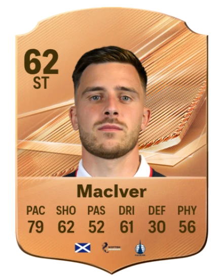 MacIver 62 Common ST FC 26 card