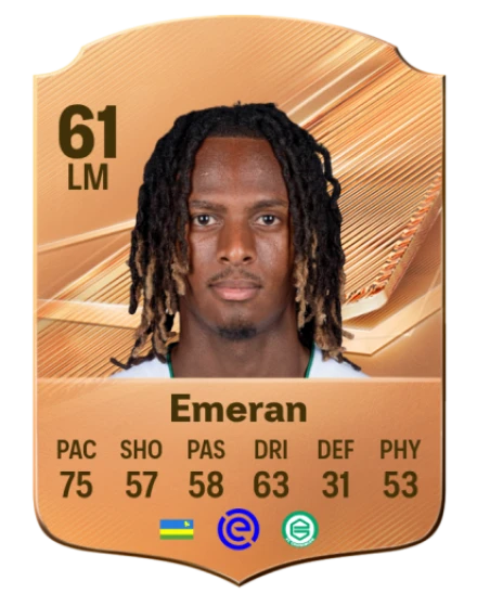 Emeran 61 Bronze LM FC 27 card