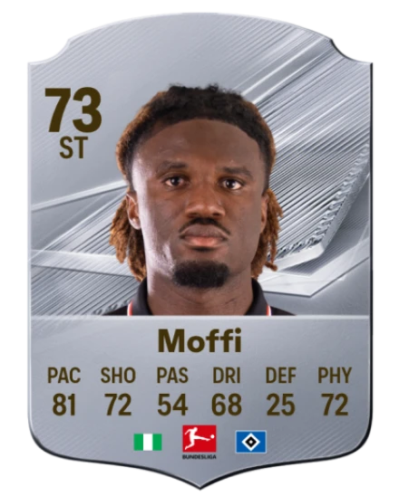 Moffi 73 Common ST FC 26 card