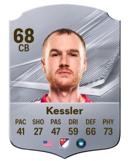 Kessler 68 Silver CB FC 27 card