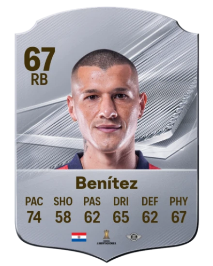 Benítez 67 Silver RB FC 27 card