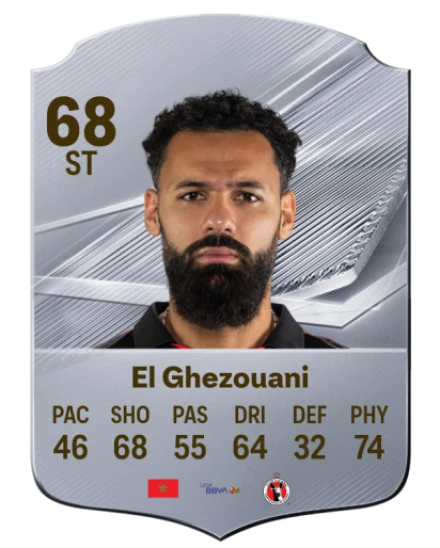 El Ghezouani 68 Silver ST FC 27 card