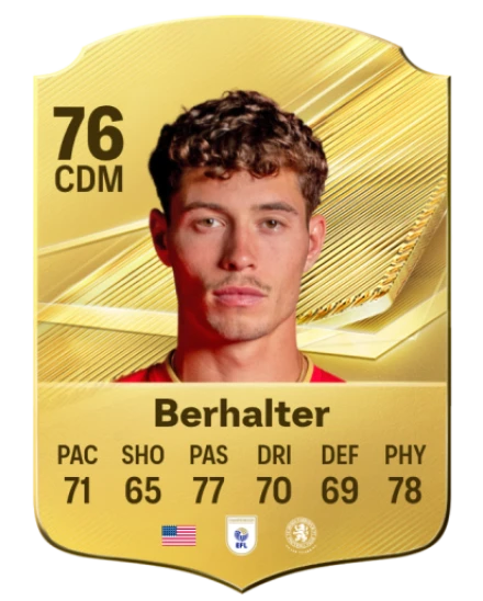 Berhalter 76 Common CDM FC 26 card