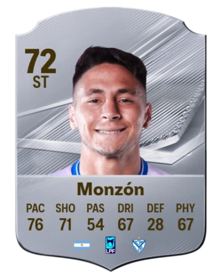 Monzón 72 Common ST FC 26 card