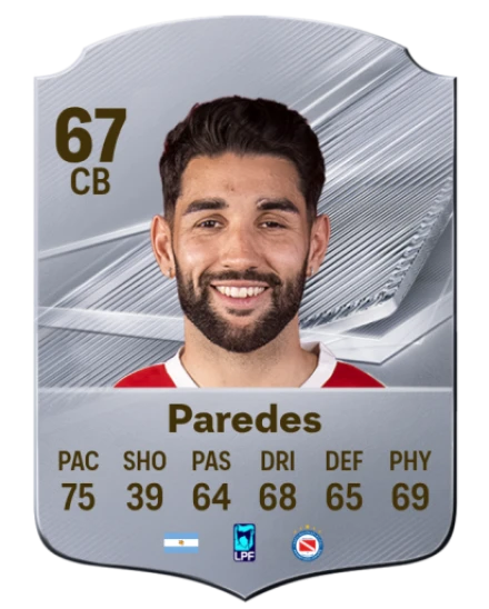 Paredes 67 Common CB FC 26 card