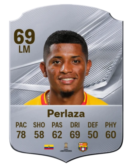 Perlaza 69 Common LM FC 26 card