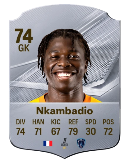 Nkambadio 74 Common GK FC 26 card