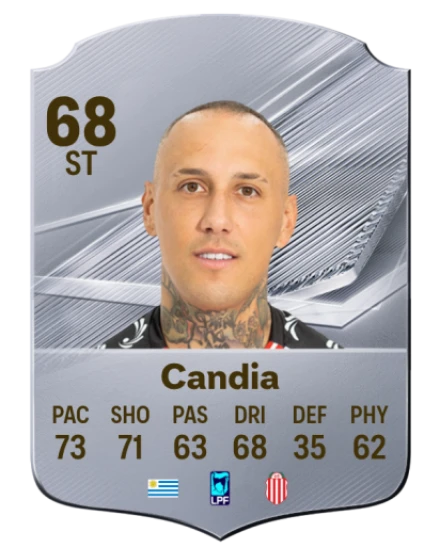 Candia 68 Silver ST FC 27 card