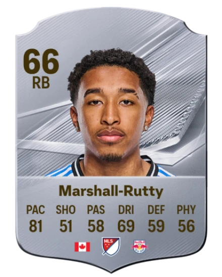 Marshall-Rutty 66 Common RB FC 26 card