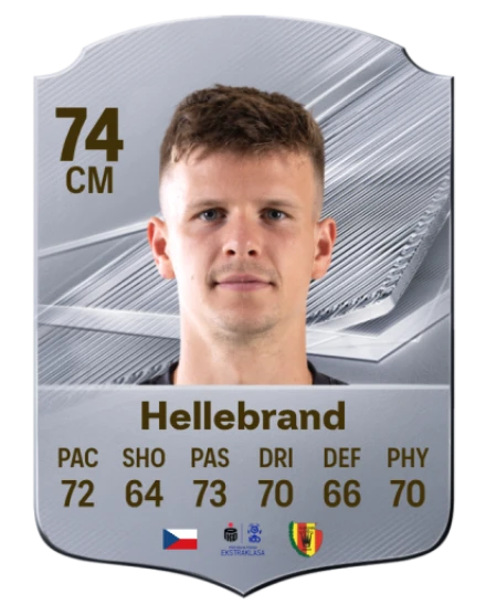 Hellebrand 74 Common CM FC 26 card