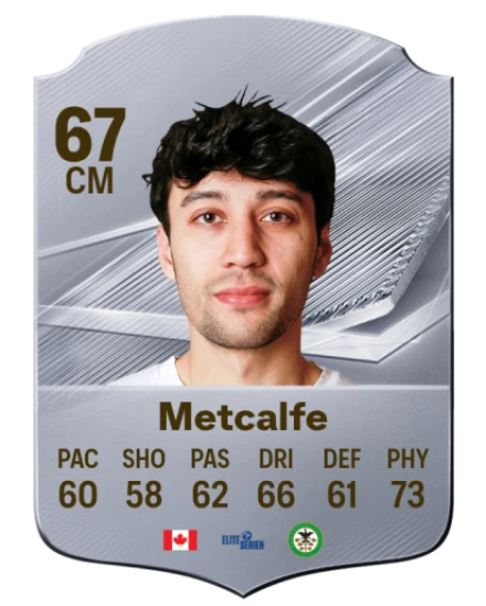 Metcalfe 67 Common CM FC 26 card