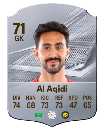 Al Aqidi 71 Common GK FC 26 card