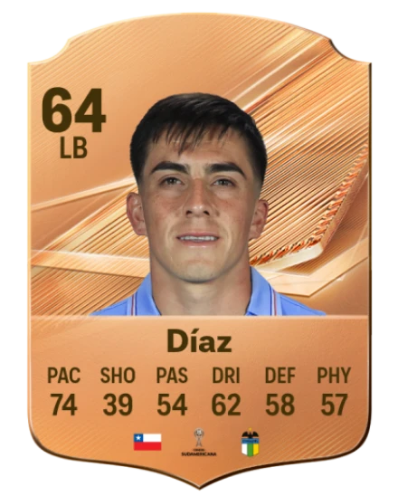 Díaz 64 Common LB FC 26 card